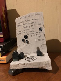 a piece of paper with a poem on it